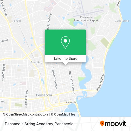 Mapa de Pensacola String Academy