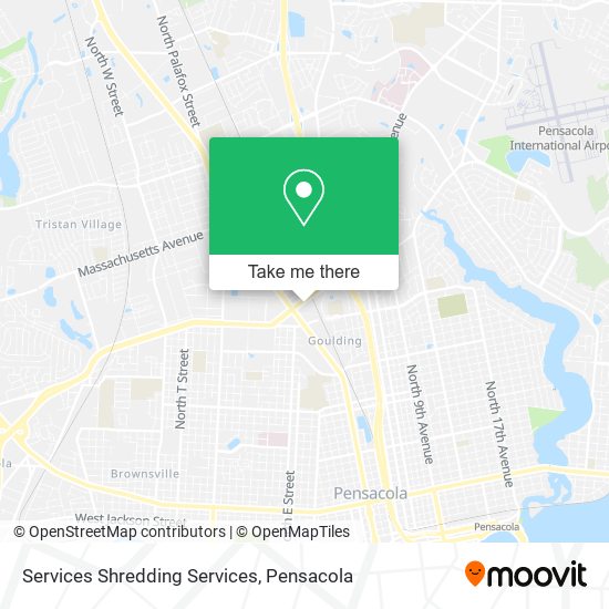 Mapa de Services Shredding Services