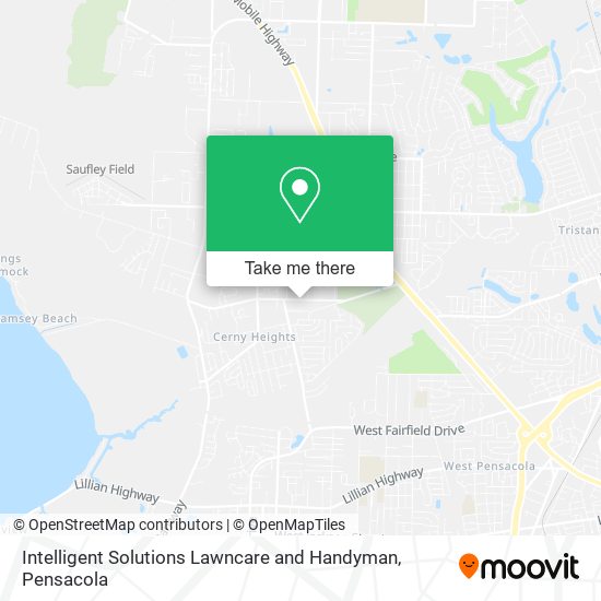 Intelligent Solutions Lawncare and Handyman map