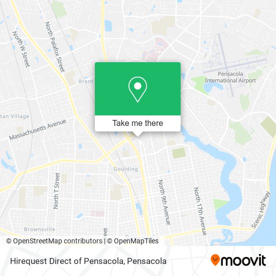 Mapa de Hirequest Direct of Pensacola