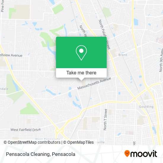 Pensacola Cleaning map