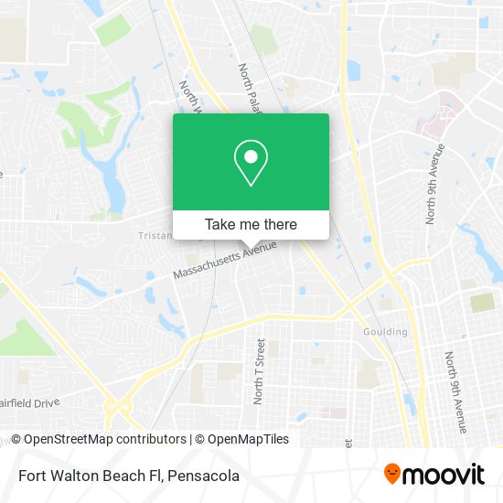 Mapa de Fort Walton Beach Fl