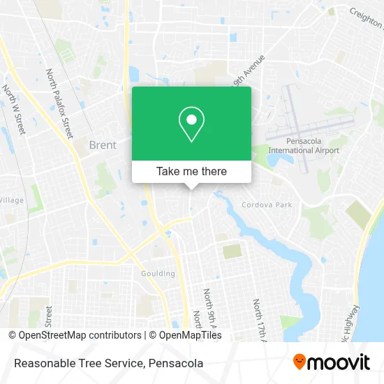 Reasonable Tree Service map