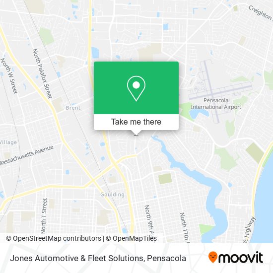 Mapa de Jones Automotive & Fleet Solutions