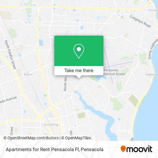 Apartments for Rent Pensacola Fl map