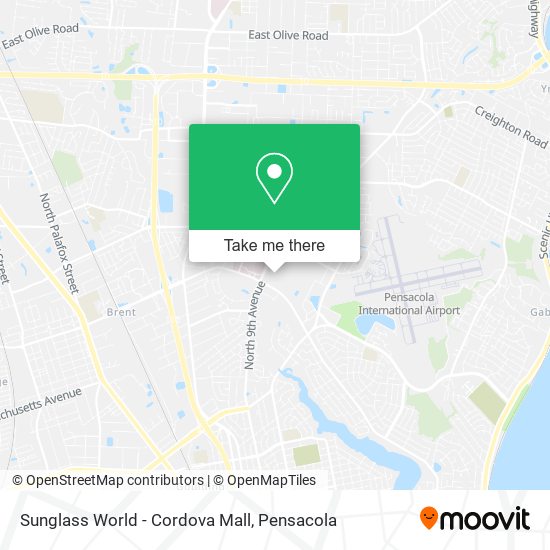 Sunglass World - Cordova Mall map