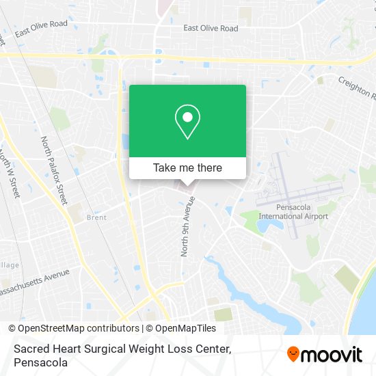 Mapa de Sacred Heart Surgical Weight Loss Center