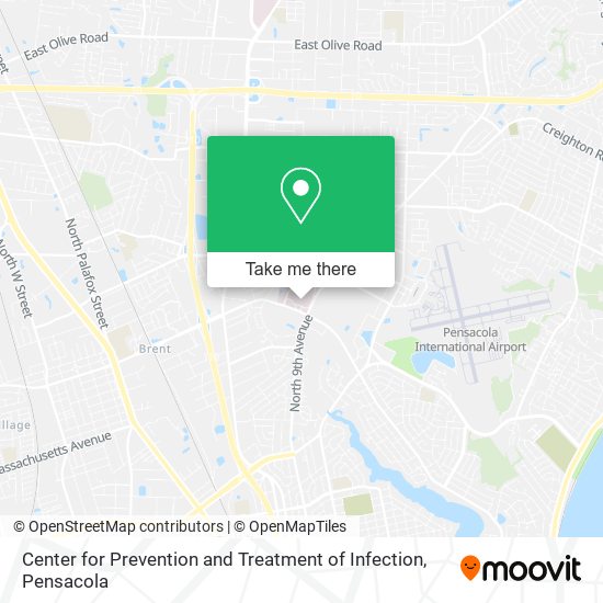 Center for Prevention and Treatment of Infection map