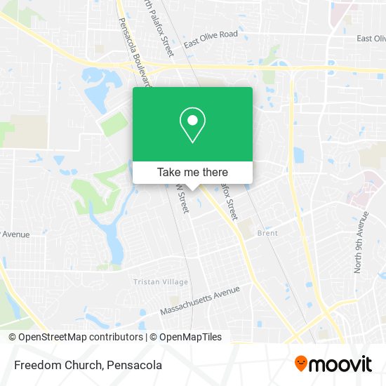 Freedom Church map