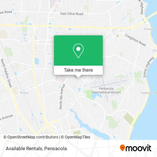 Available Rentals map