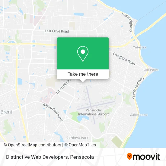 Distinctive Web Developers map