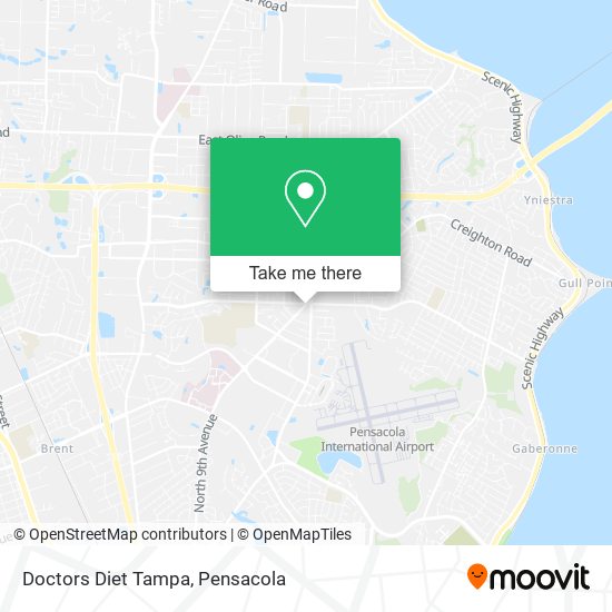 Mapa de Doctors Diet Tampa