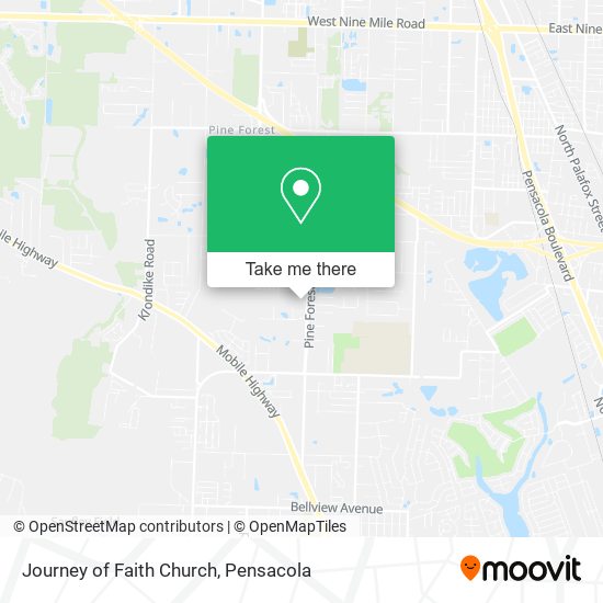 Journey of Faith Church map