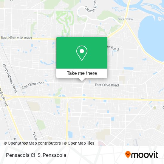 Mapa de Pensacola CHS
