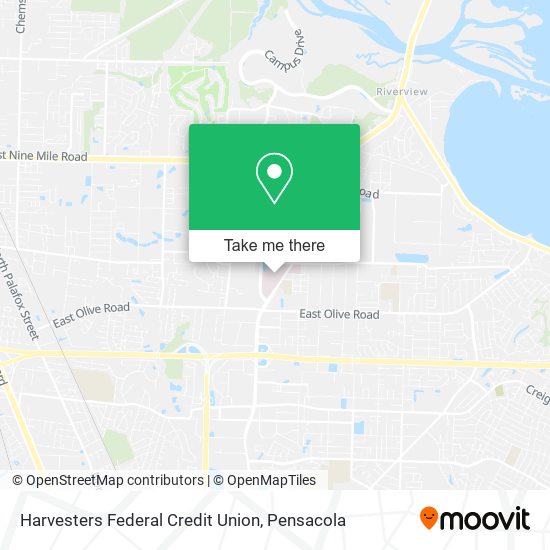 Harvesters Federal Credit Union map