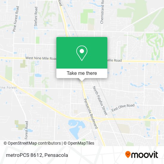 metroPCS 8612 map