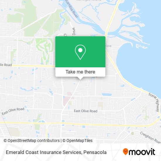 Emerald Coast Insurance Services map