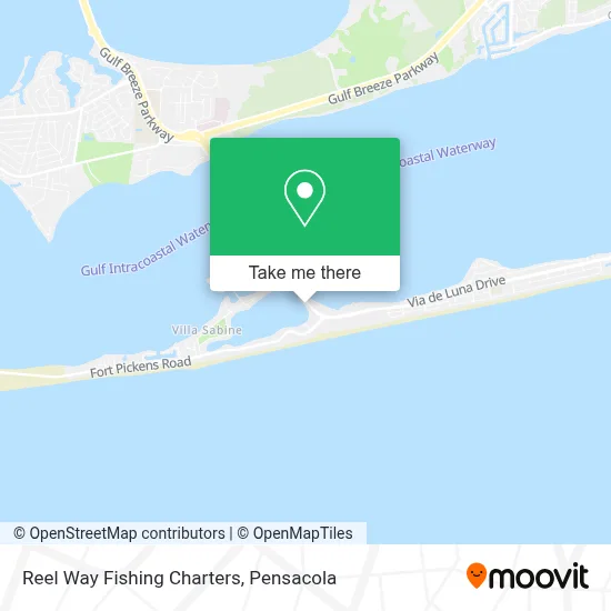 Reel Way Fishing Charters map