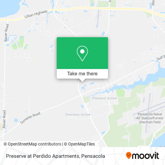 Mapa de Preserve at Perdido Apartments