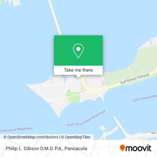 Mapa de Philip L. Gibson D.M.D. P.A.