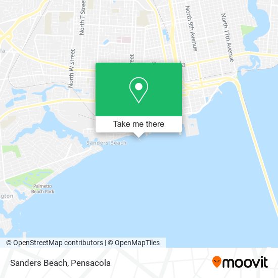 Mapa de Sanders Beach