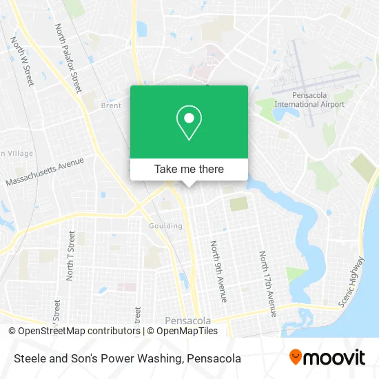 Mapa de Steele and Son's Power Washing