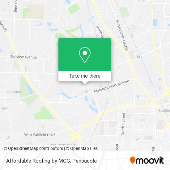 Affordable Roofing by MCG map