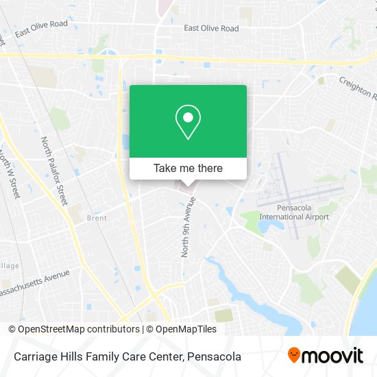 Carriage Hills Family Care Center map