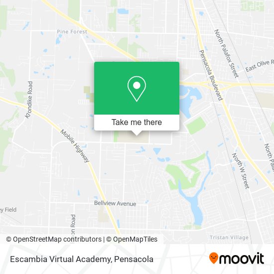 Escambia Virtual Academy map
