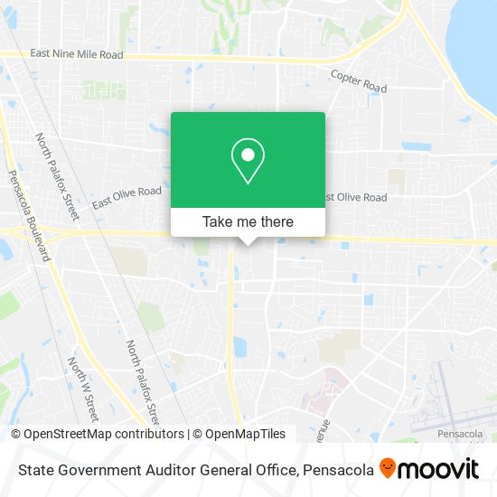 State Government Auditor General Office map