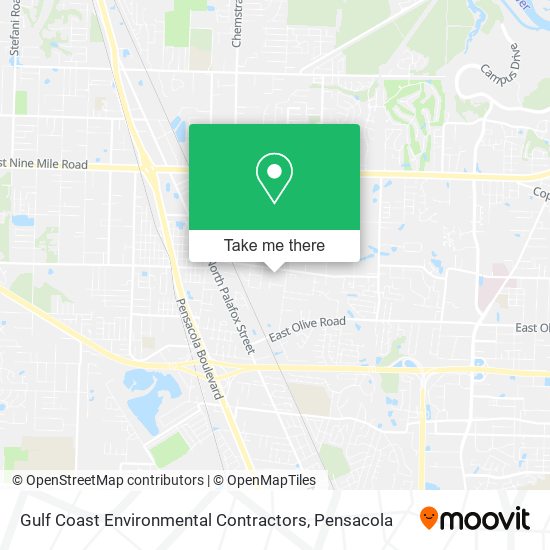 Gulf Coast Environmental Contractors map