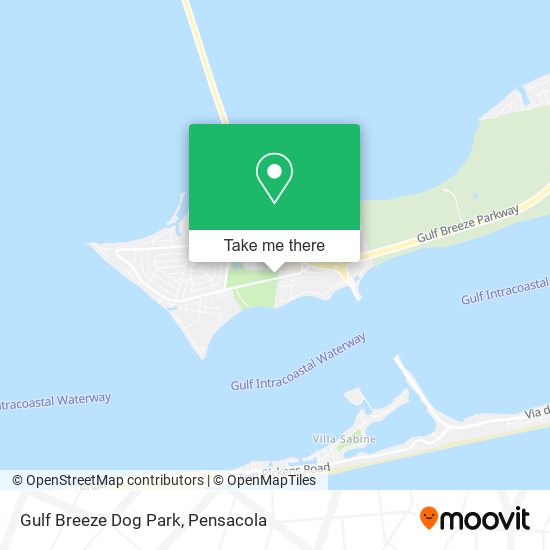 Gulf Breeze Dog Park map