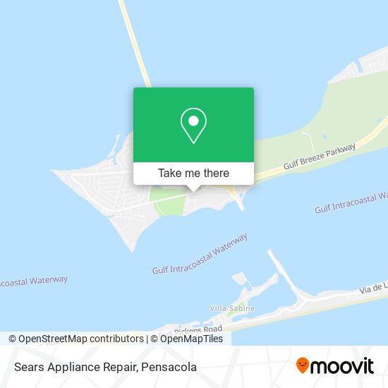 Mapa de Sears Appliance Repair