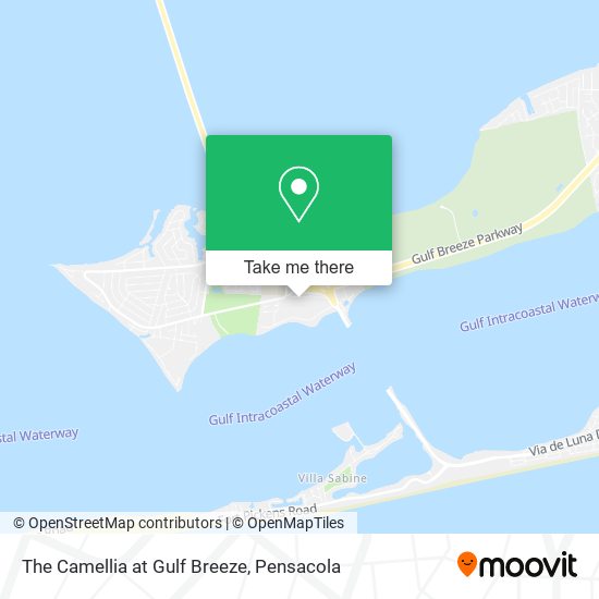 The Camellia at Gulf Breeze map