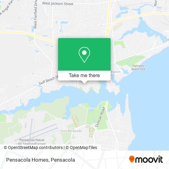 Mapa de Pensacola Homes