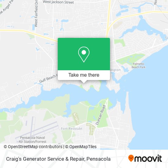 Craig's Generator Service & Repair map