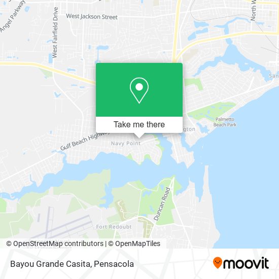 Bayou Grande Casita map