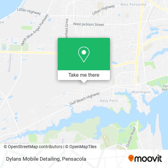 Dylans Mobile Detailing map