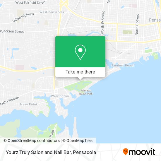 Yourz Truly Salon and Nail Bar map