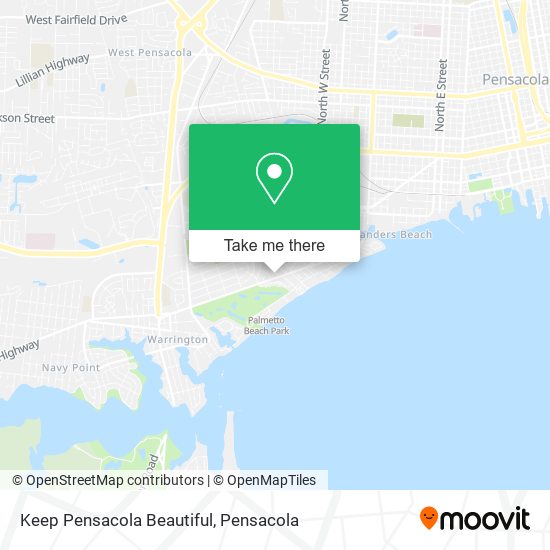 Mapa de Keep Pensacola Beautiful