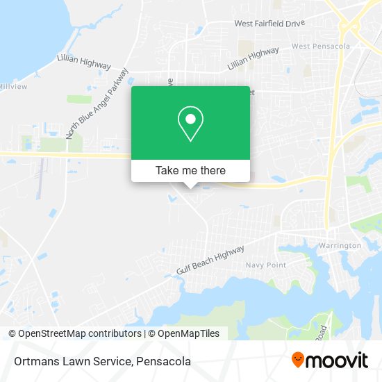 Mapa de Ortmans Lawn Service