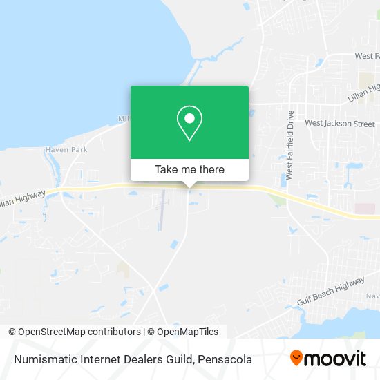 Numismatic Internet Dealers Guild map