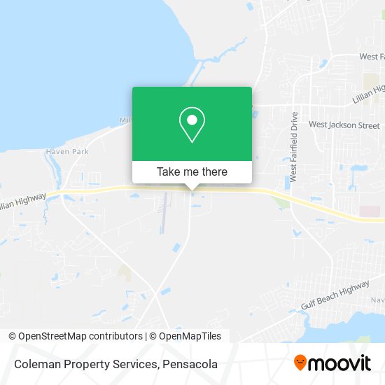 Coleman Property Services map