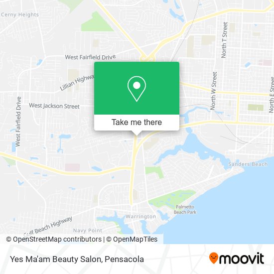 Yes Ma'am Beauty Salon map