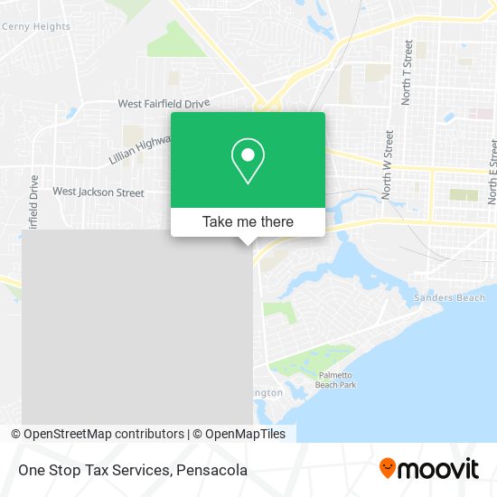 One Stop Tax Services map