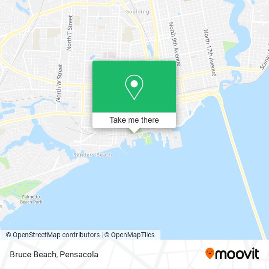 Bruce Beach map