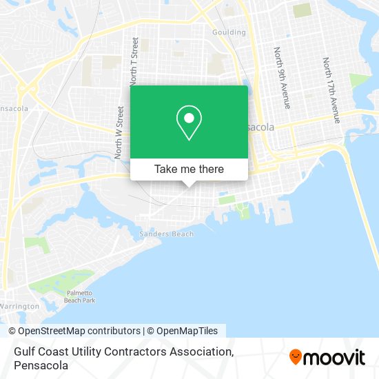 Gulf Coast Utility Contractors Association map