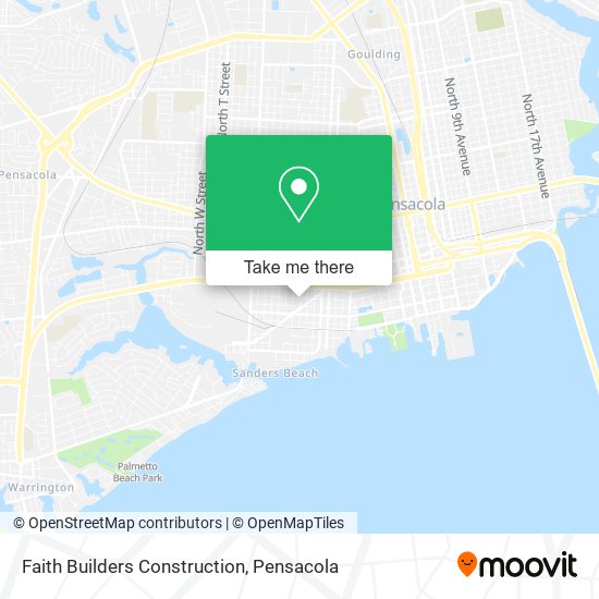 Faith Builders Construction map