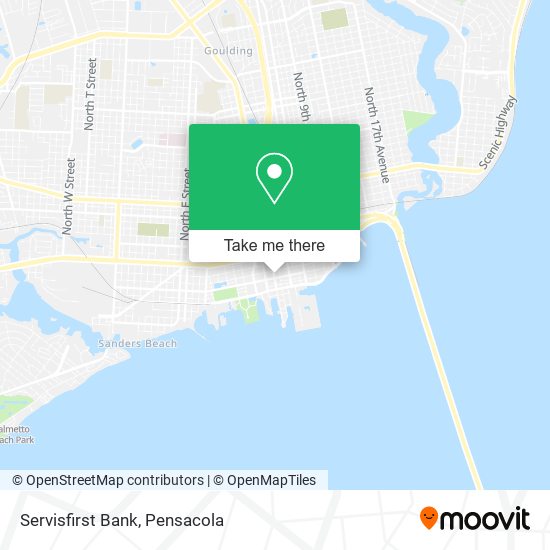 Servisfirst Bank map