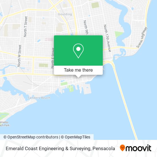 Emerald Coast Engineering & Surveying map